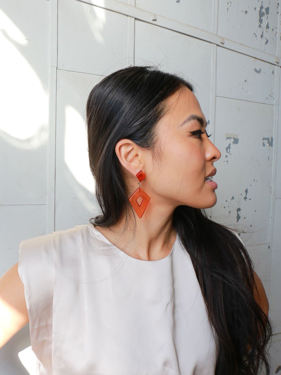 Clementine Rhombus Earrings - Che Cose Belle