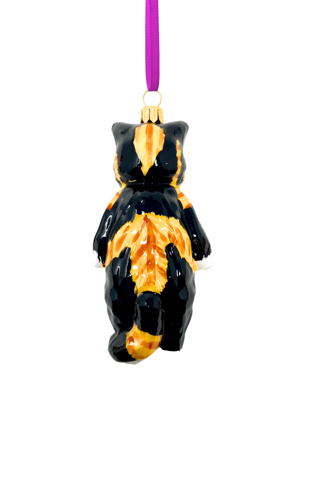 Cleo Calico Cat Glass Ornament - Che Cose Belle