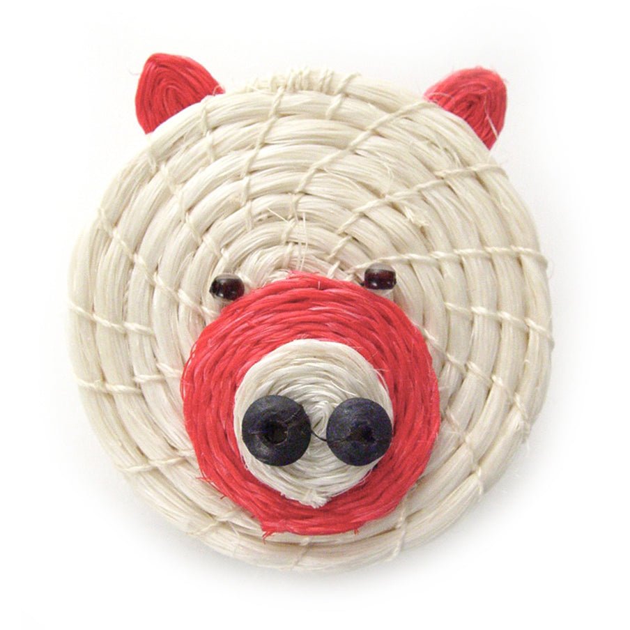 Clever Piggy Lidded Basket - Che Cose Belle