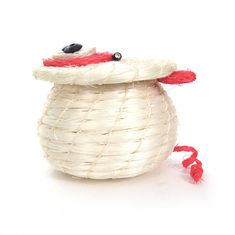 Clever Piggy Lidded Basket - Che Cose Belle