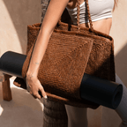Clipa (XXL) Raffia Beach Yoga Tote Bag - Che Cose Belle