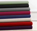 100% Cotton Sheet Set – Deep Pocket, Multiple Colors