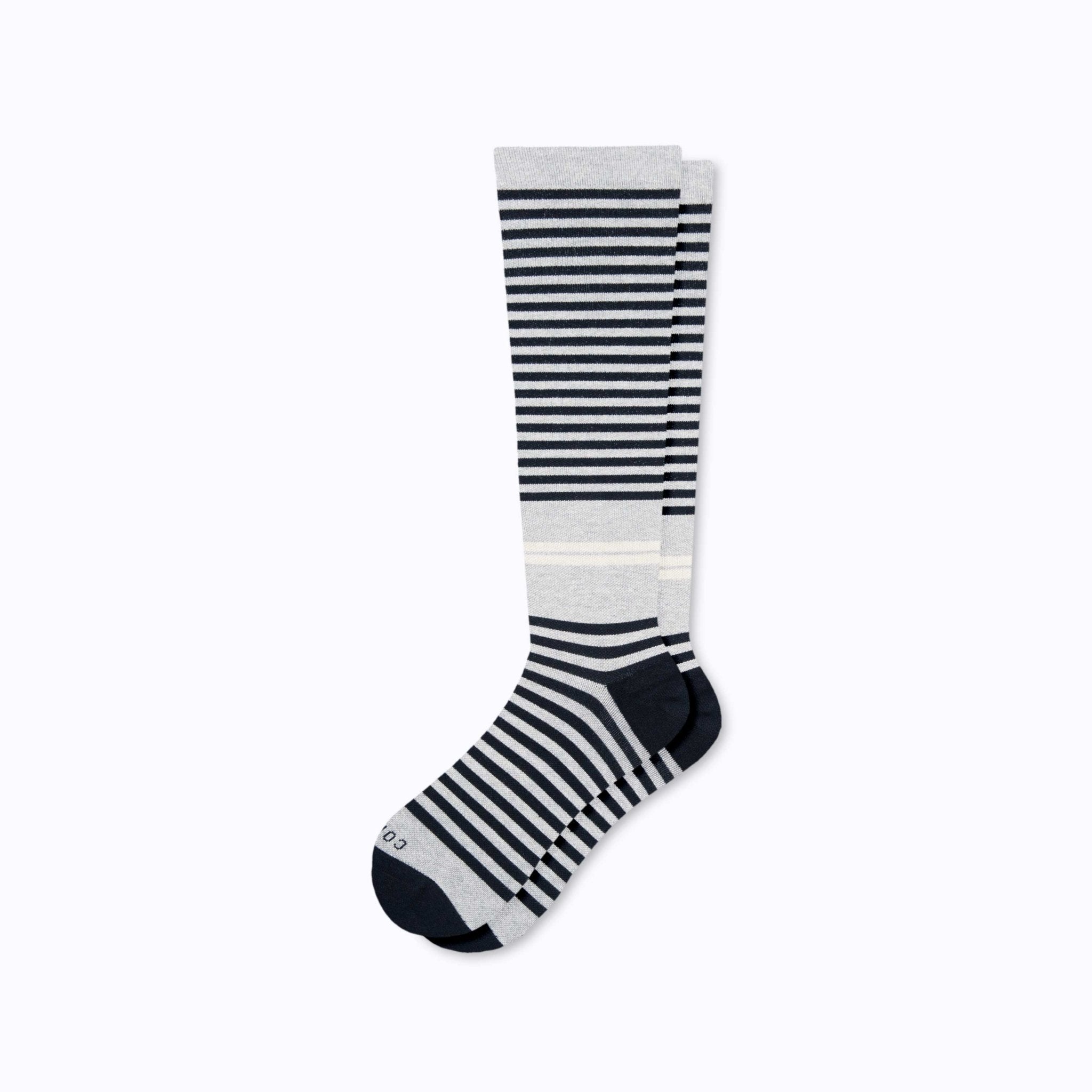 CloudCotton Compression Socks - Black/Grey - Che Cose Belle