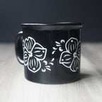 Dogwood Flower Camp Mug - made in USA ceramic