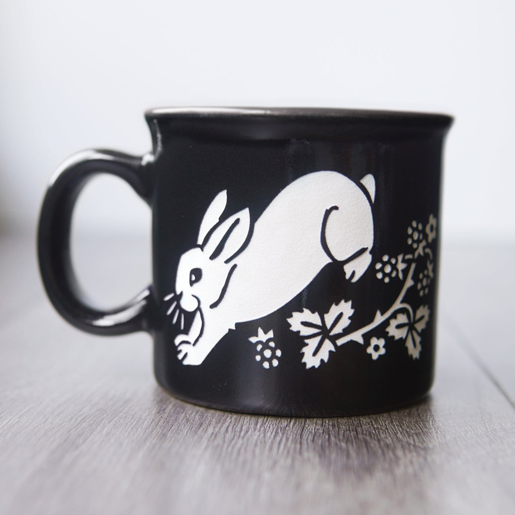 Rabbit Camp Mug - Dishwasher-Safe, Microwave-Safe