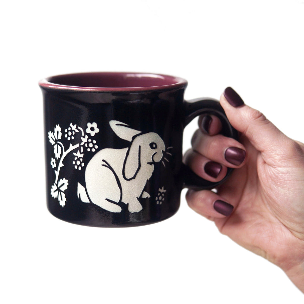 Rabbit Camp Mug - Dishwasher-Safe, Microwave-Safe