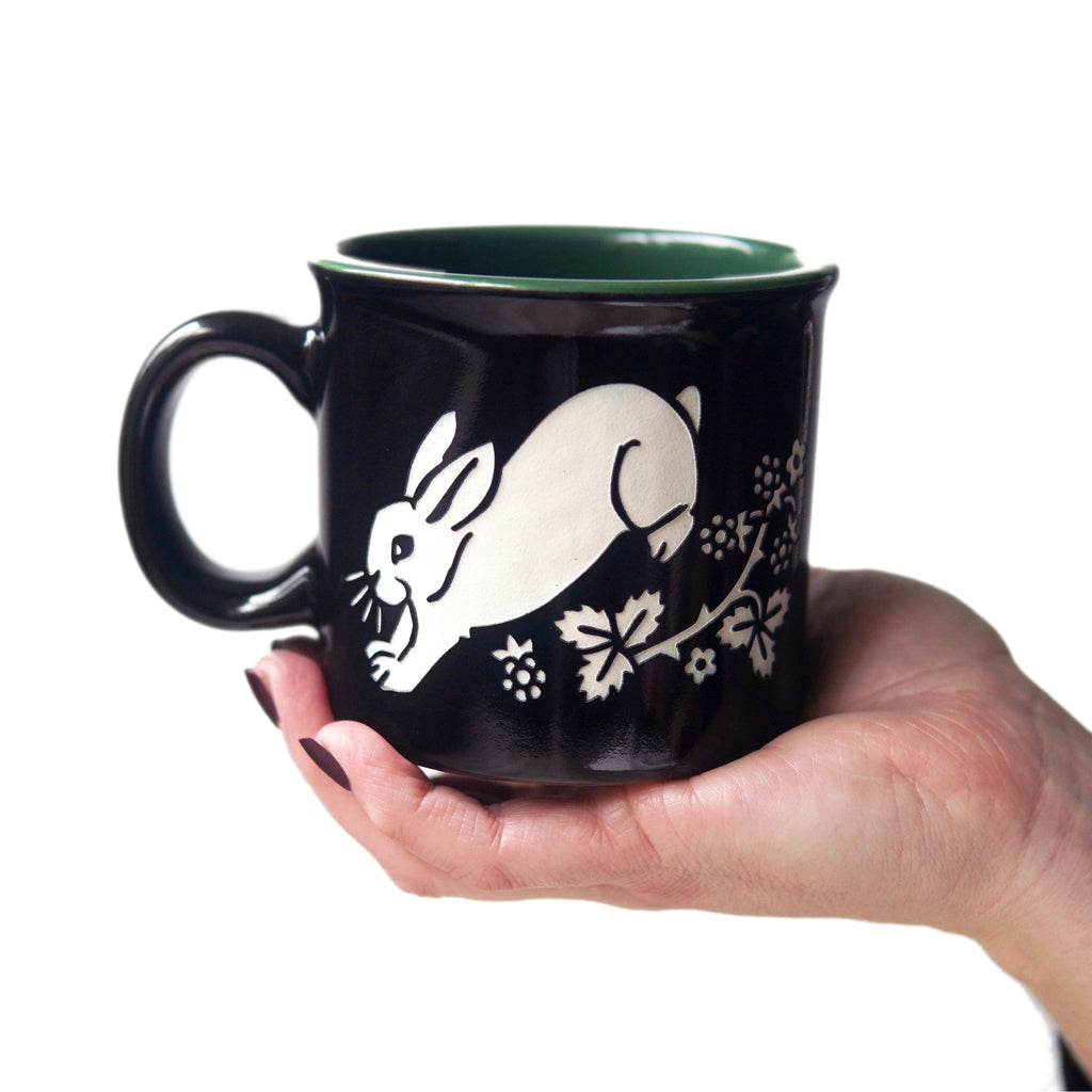 Rabbit Camp Mug - Dishwasher-Safe, Microwave-Safe