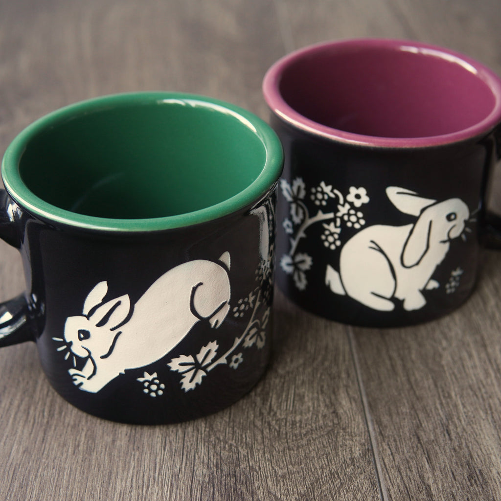 Rabbit Camp Mug - Dishwasher-Safe, Microwave-Safe