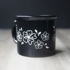 Cherry Blossom Camp Mug - made in USA ceramic