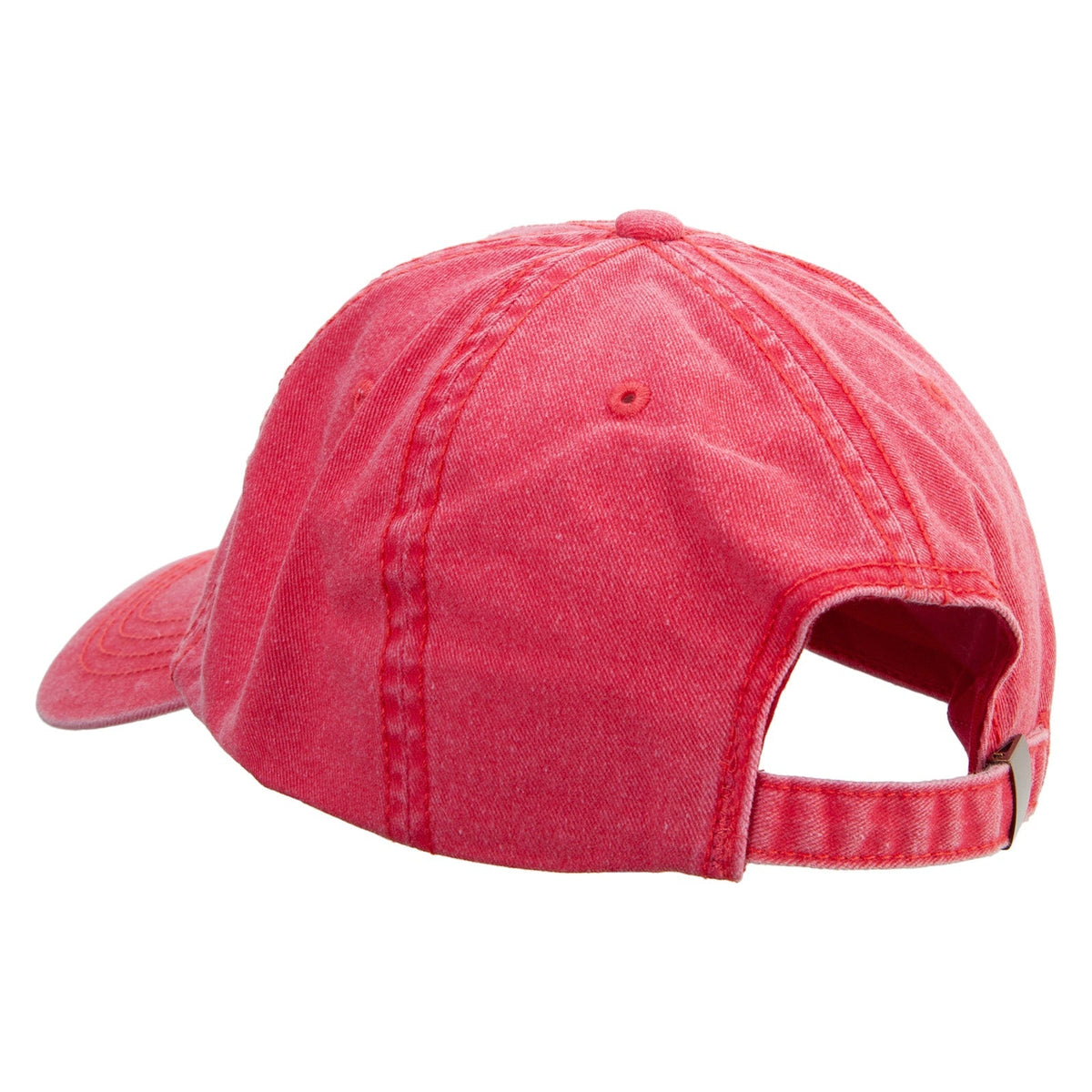 Lineal Elephant Embroidered Big Size Washed Pigment Dyed Cap