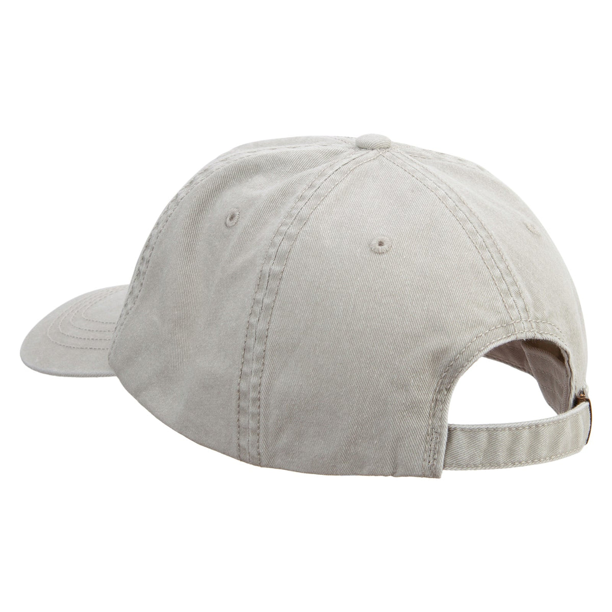Lineal Elephant Embroidered Big Size Washed Pigment Dyed Cap