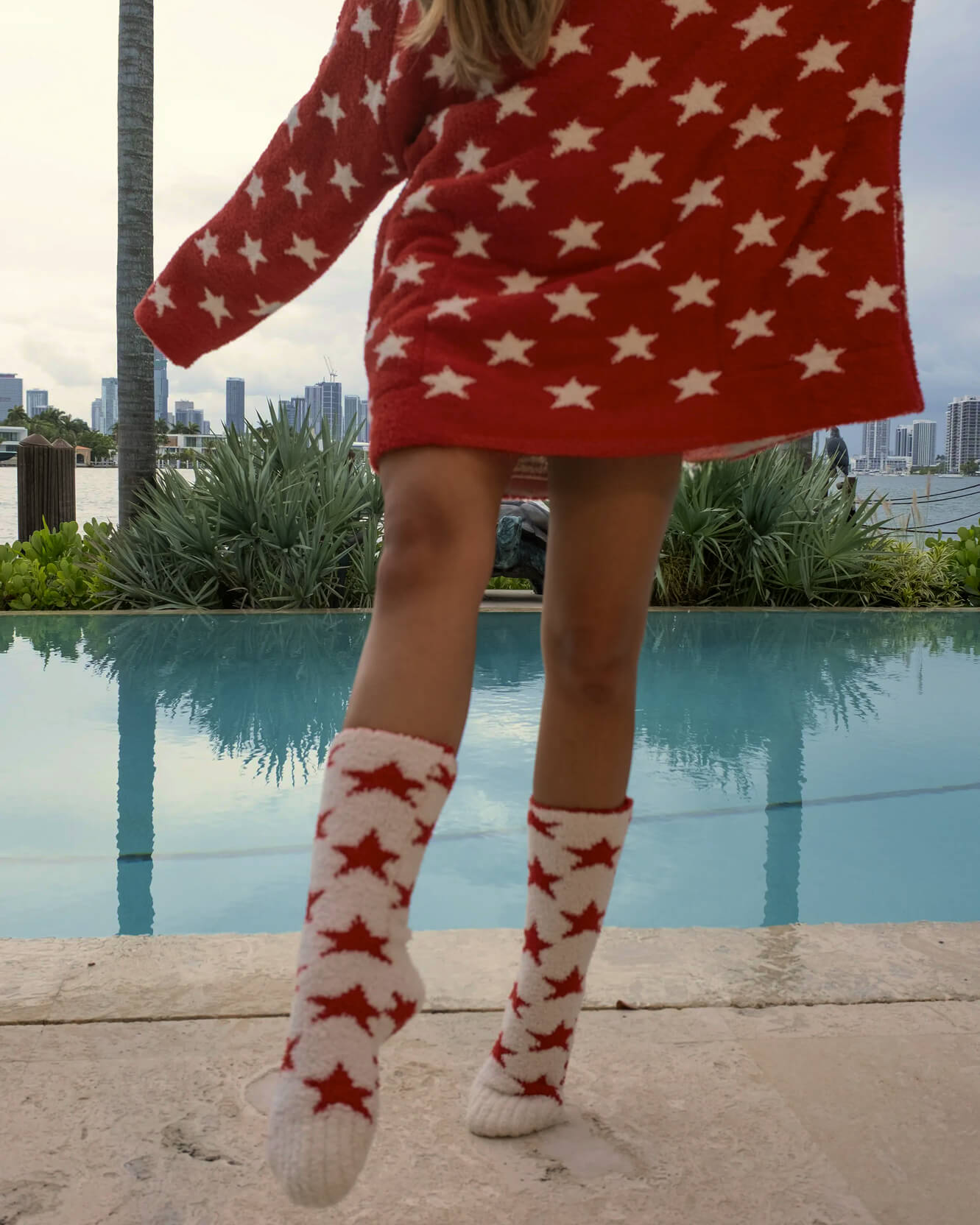 Coastal Americana Stars Snug Socks - Che Cose Belle