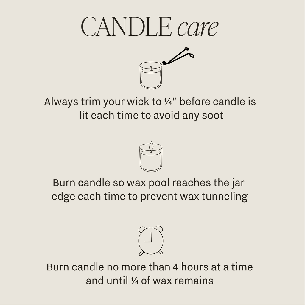Coastal Lemon Soy Candle - Clear Patterned Jar - 9 oz - Che Cose Belle