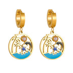 Coastal Magic Turquoise Earrings - Che Cose Belle