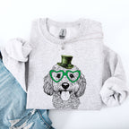 Cockapoo, Adorable Dog, St Patrick's Day, Lucky, Irish Sweatshirt - Che Cose Belle