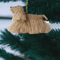 Cocker Spaniel Dog Hand Knit Christmas Ornament Arcadia Home