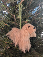 Cocker Spaniel Dog Hand Knit Christmas Ornament Arcadia Home - Che Cose Belle