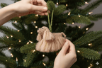 Cocker Spaniel Dog Hand Knit Christmas Ornament Arcadia Home
