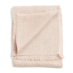 Coco Brown Hand Woven Linen Silk Blend Scarf - Che Cose Belle