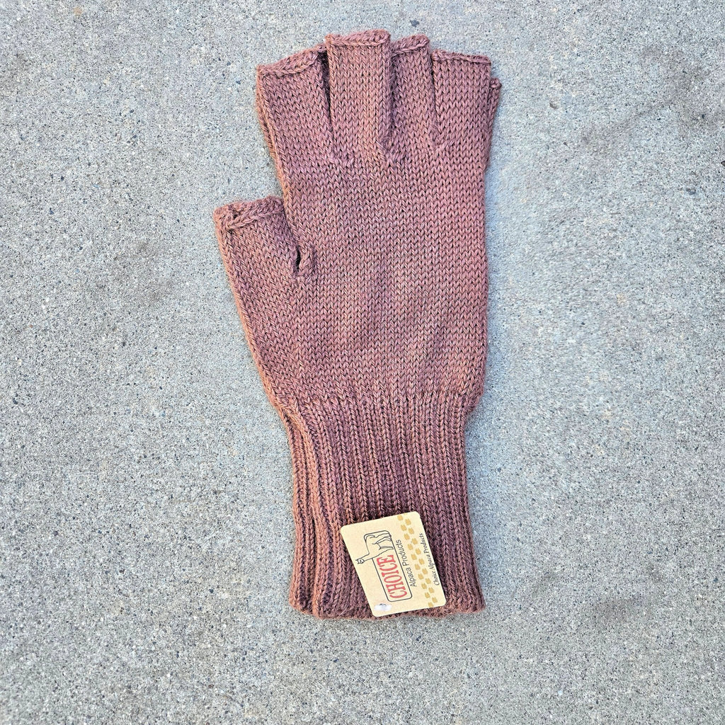Colorful 100% Alpaca Fingerless Knit Alpaca Gloves - Che Cose Belle