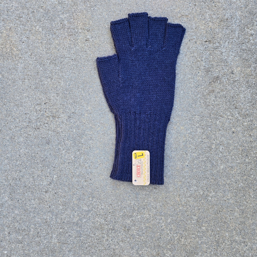 Colorful 100% Alpaca Fingerless Knit Alpaca Gloves - Che Cose Belle