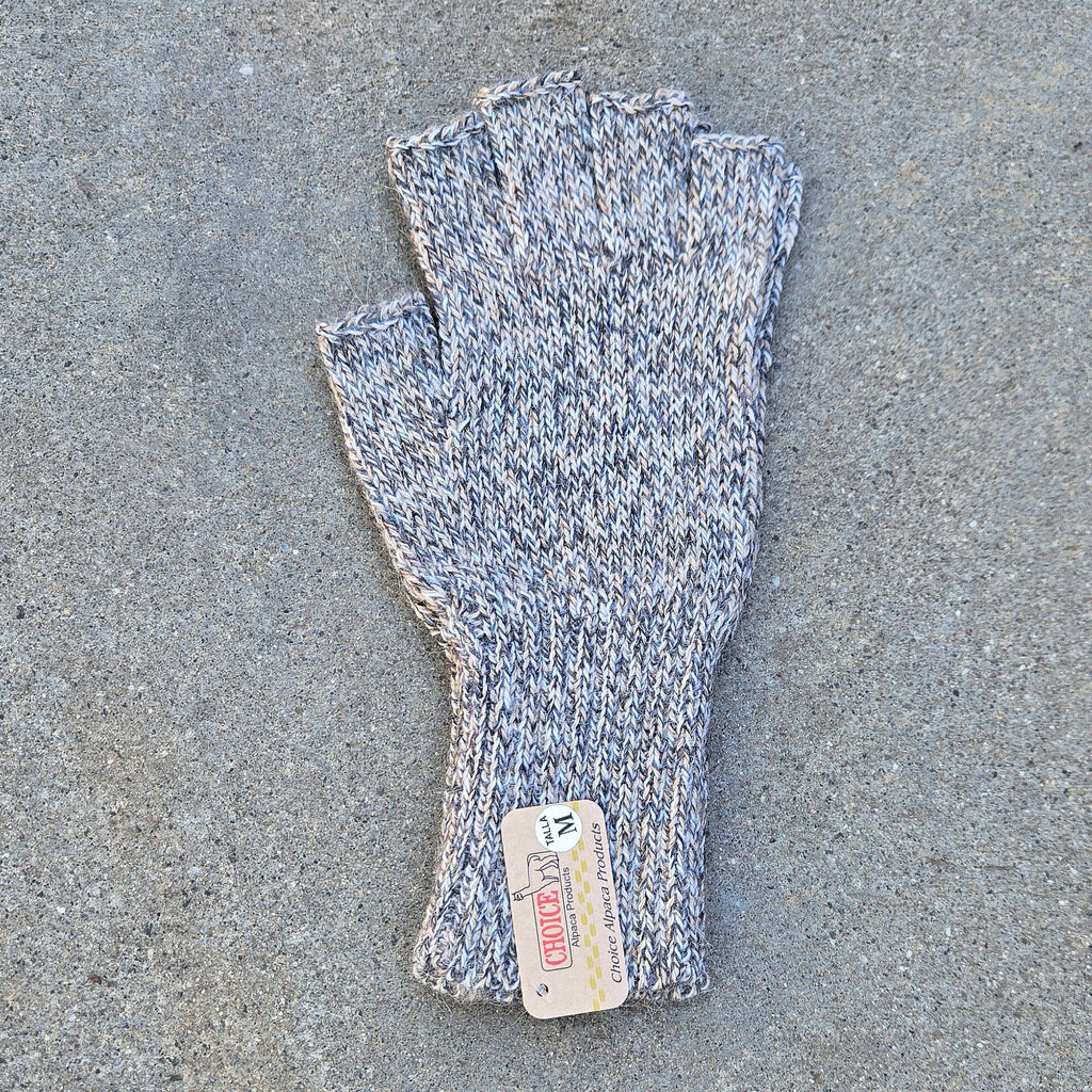 Colorful 100% Alpaca Fingerless Knit Alpaca Gloves - Che Cose Belle