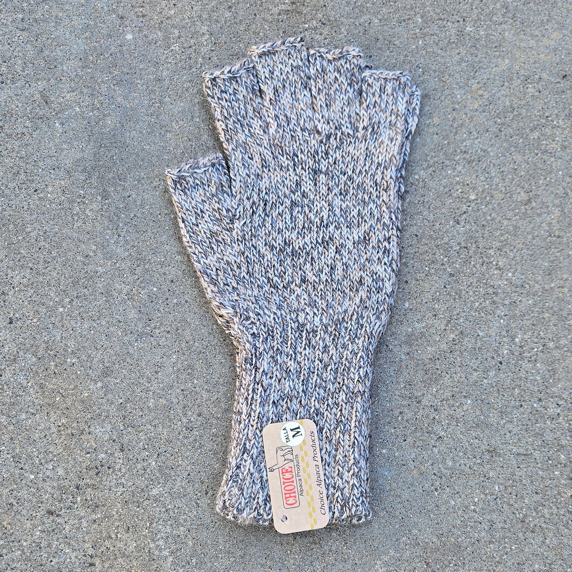 Colorful 100% Alpaca Fingerless Knit Alpaca Gloves - Che Cose Belle
