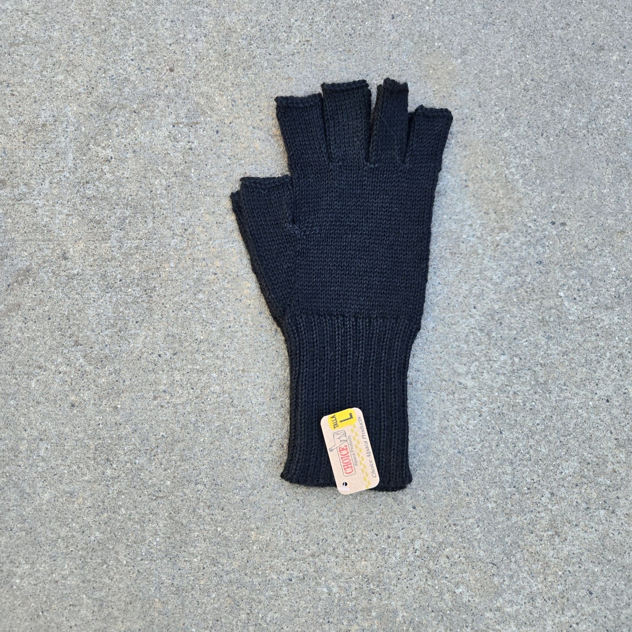 Colorful 100% Alpaca Fingerless Knit Alpaca Gloves - Che Cose Belle