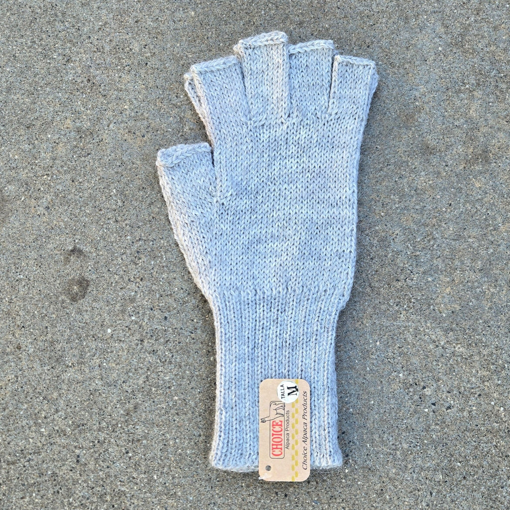 Colorful 100% Alpaca Fingerless Knit Alpaca Gloves - Che Cose Belle
