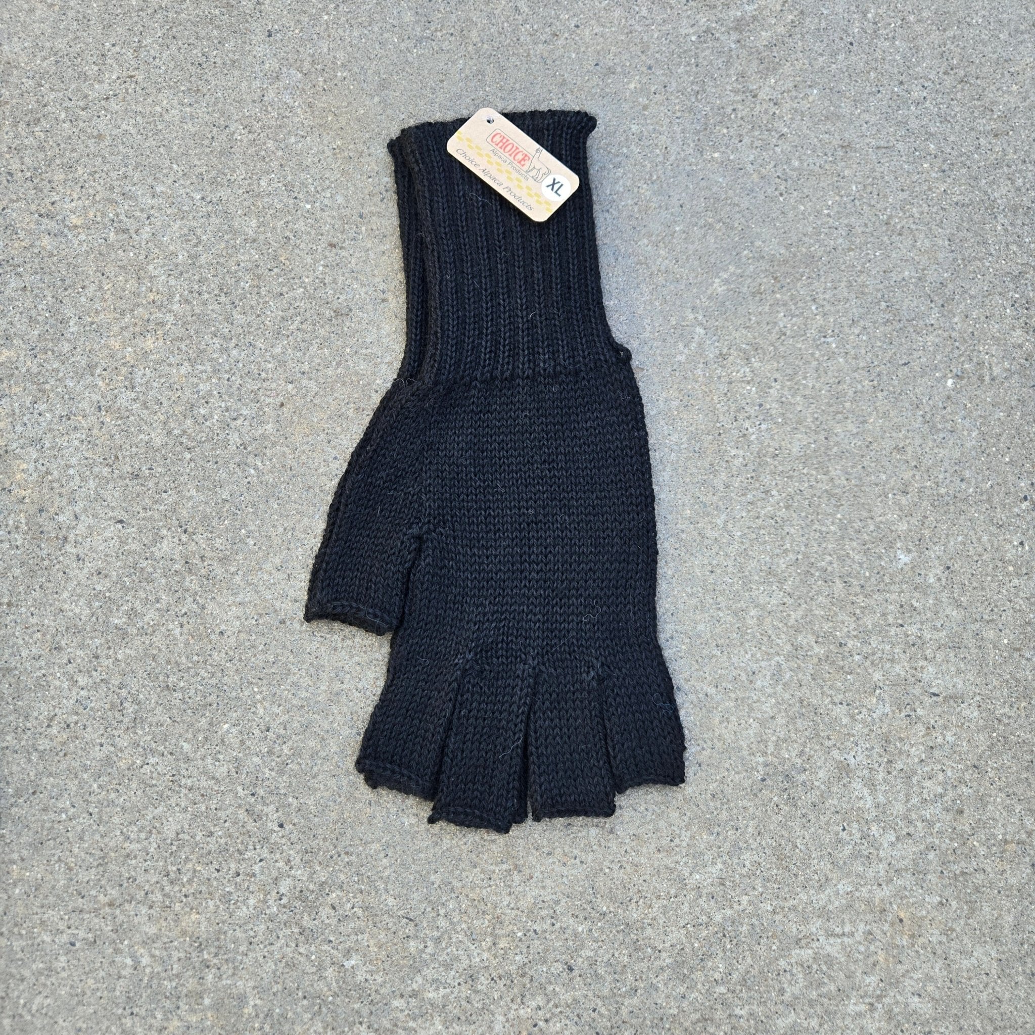 Colorful 100% Alpaca Fingerless Knit Alpaca Gloves - Che Cose Belle