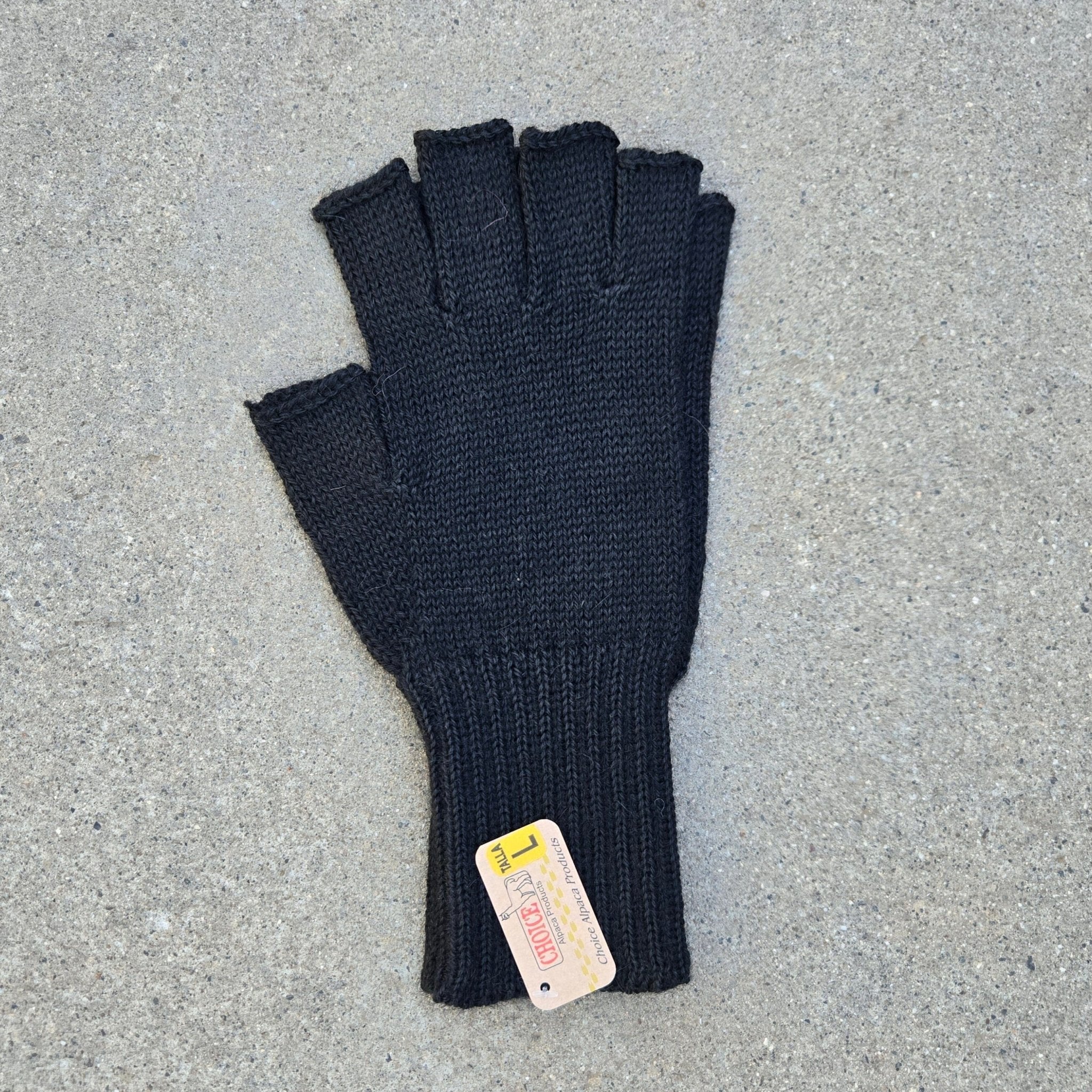 Colorful 100% Alpaca Fingerless Knit Alpaca Gloves - Che Cose Belle