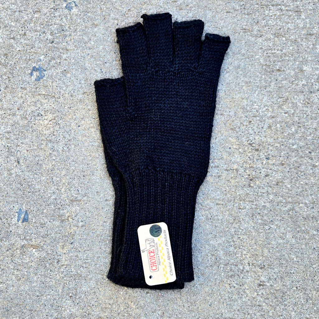 Colorful 100% Alpaca Fingerless Knit Alpaca Gloves - Che Cose Belle