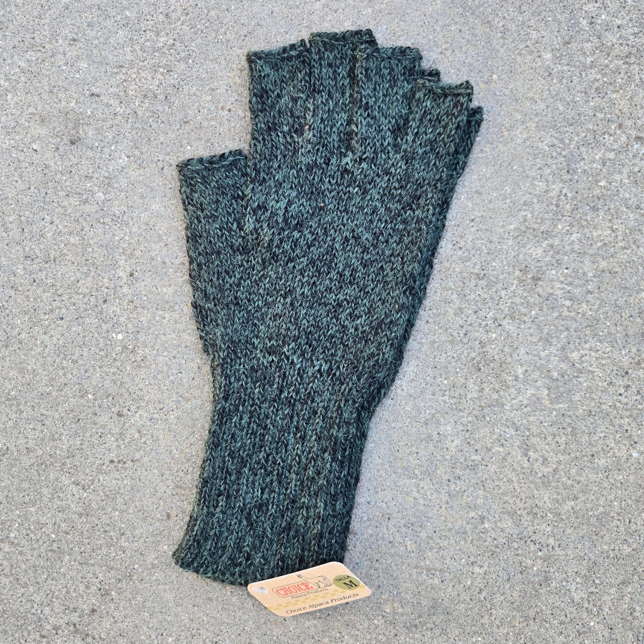 Colorful 100% Alpaca Fingerless Knit Alpaca Gloves - Che Cose Belle