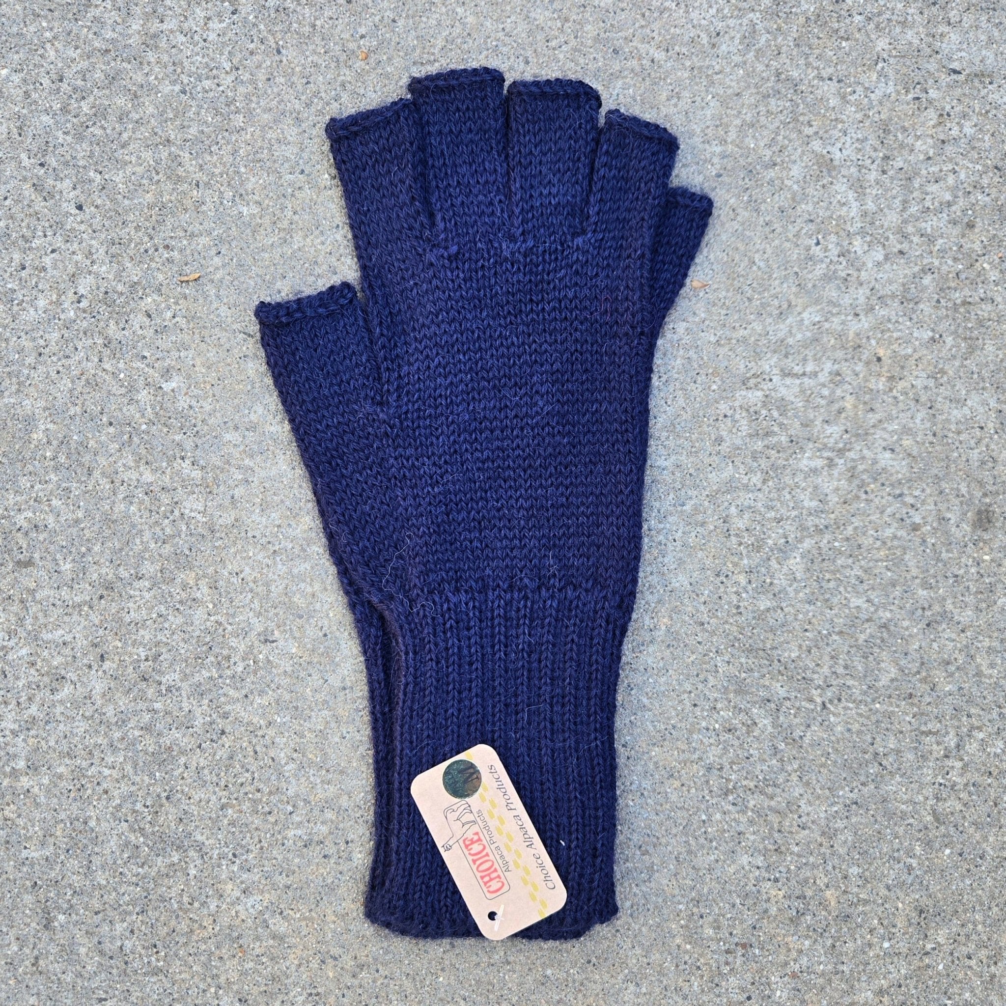 Colorful 100% Alpaca Fingerless Knit Alpaca Gloves - Che Cose Belle