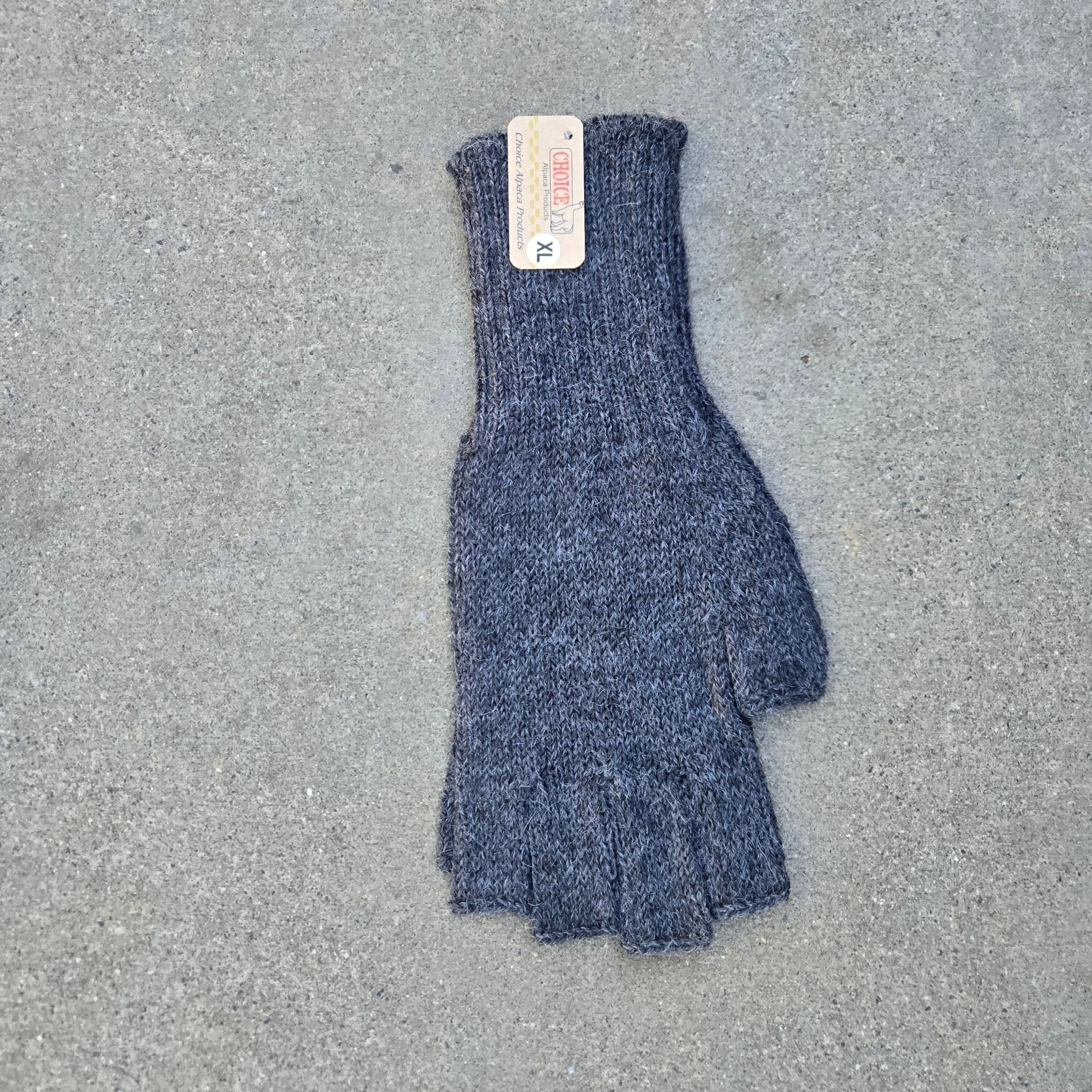 Colorful 100% Alpaca Fingerless Knit Alpaca Gloves - Che Cose Belle