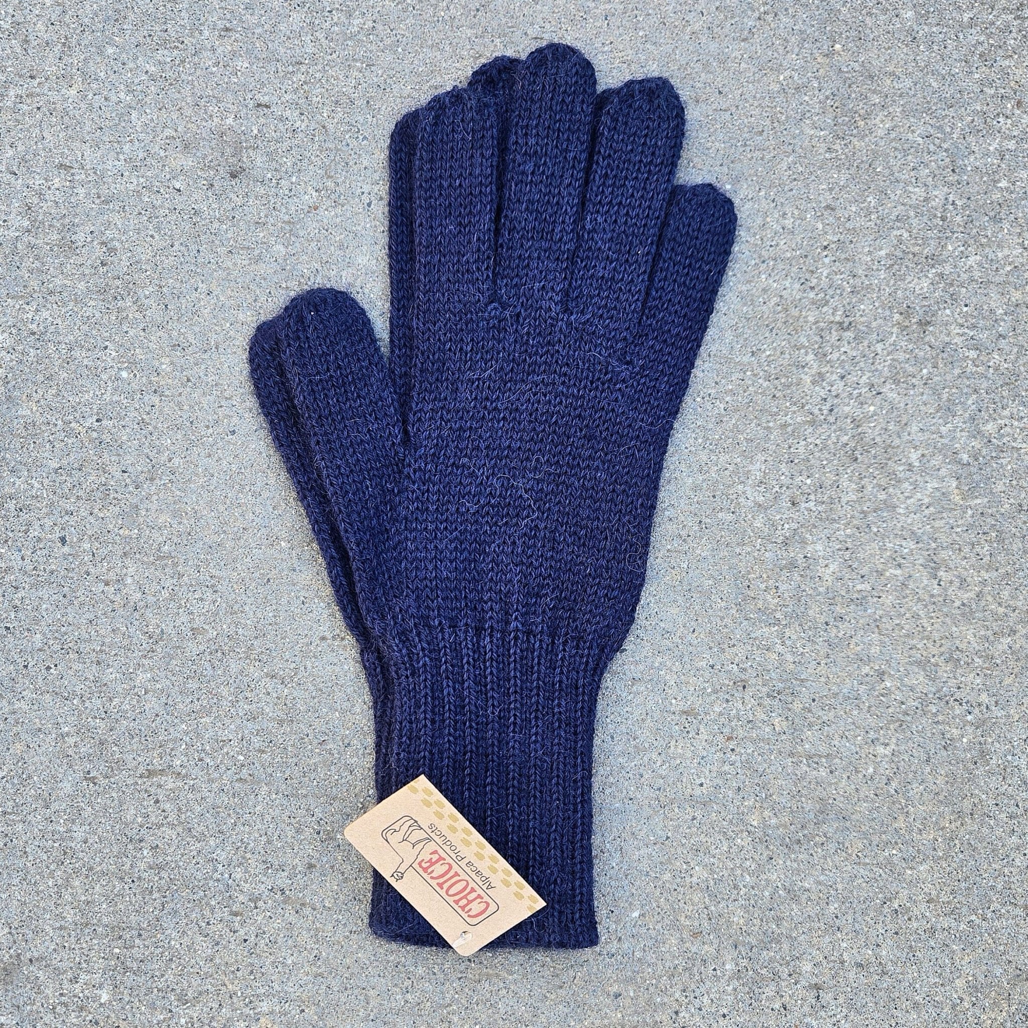 Colorful 100% Alpaca Full Fingered Knit Alpaca Gloves - Che Cose Belle