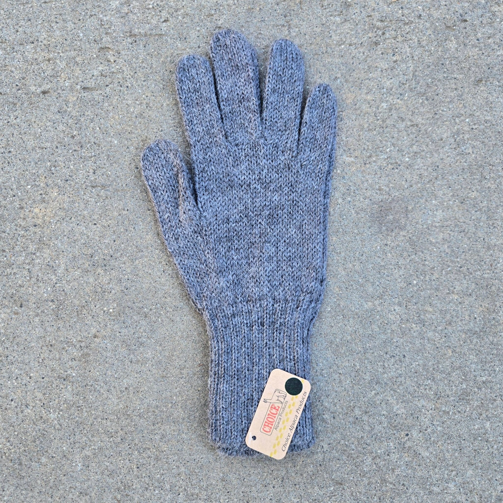 Colorful 100% Alpaca Full Fingered Knit Alpaca Gloves - Che Cose Belle