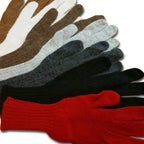 Colorful 100% Alpaca Full Fingered Knit Alpaca Gloves - Che Cose Belle