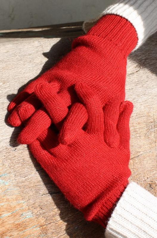 Colorful 100% Alpaca Full Fingered Knit Alpaca Gloves - Che Cose Belle