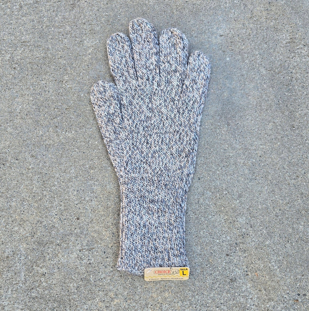 Colorful 100% Alpaca Full Fingered Knit Alpaca Gloves - Che Cose Belle