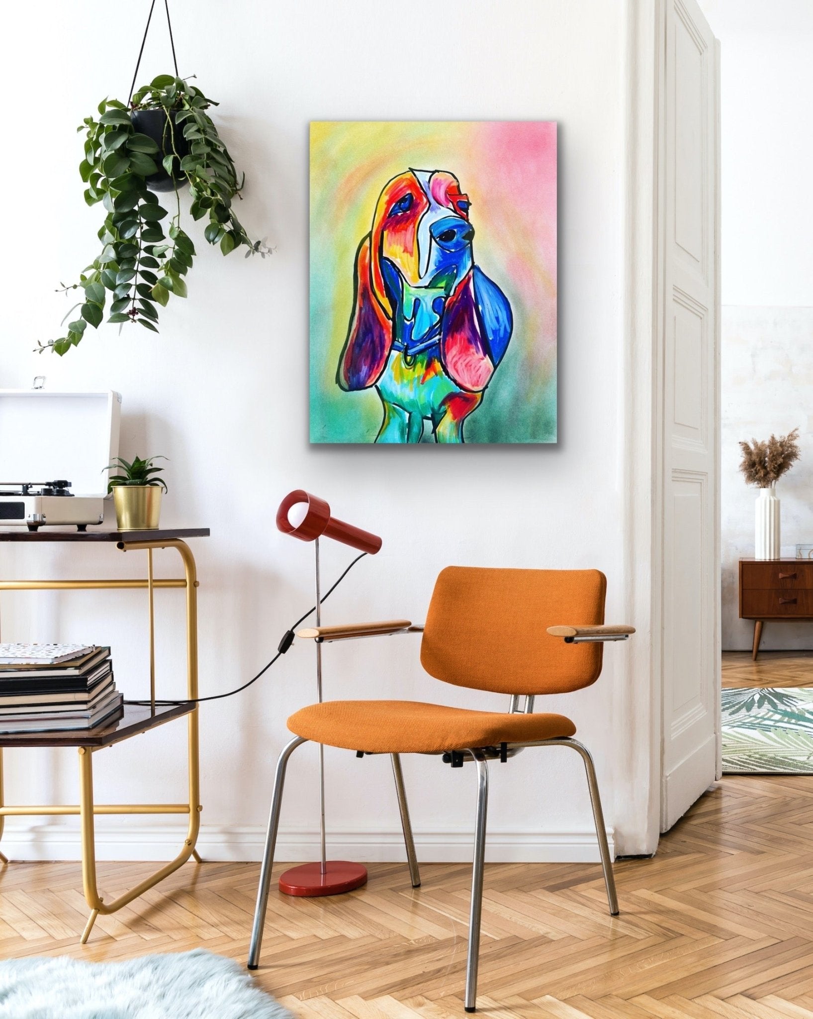 Colorful Basset - Art Prints - Che Cose Belle