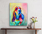 Colorful Basset - Art Prints - Che Cose Belle