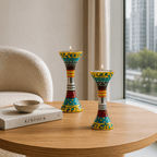 Colorful Handmade Candle Holder – Premium Short Series - Che Cose Belle