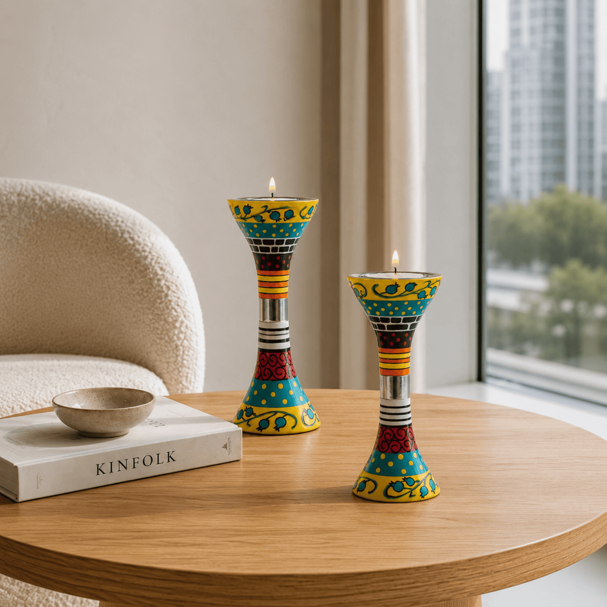 Colorful Handmade Candle Holder – Premium Short Series - Che Cose Belle