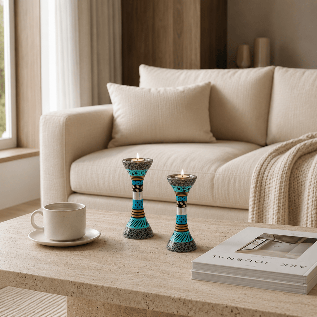 Colorful Handmade Candle Holder – Premium Short Series - Che Cose Belle