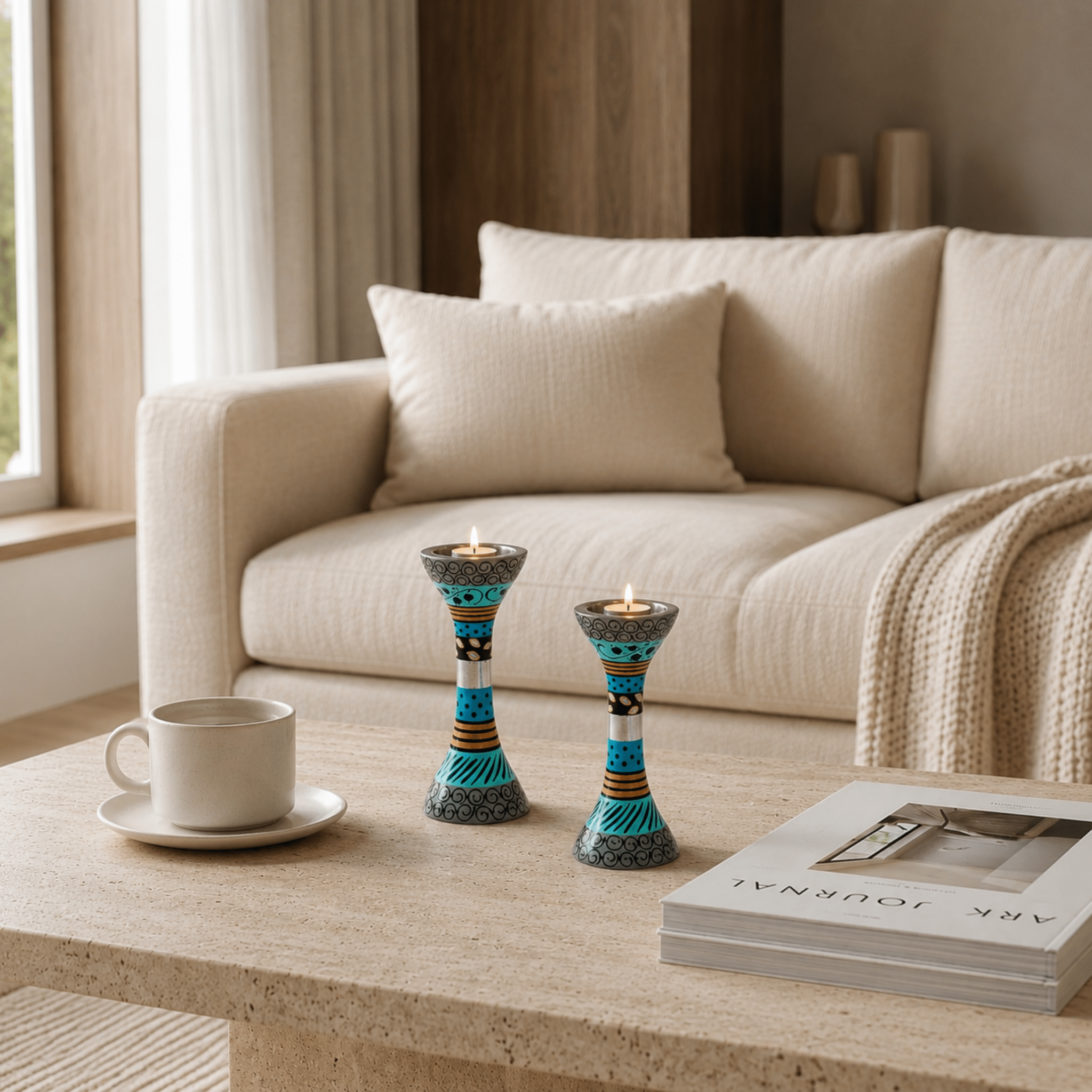 Colorful Handmade Candle Holder – Premium Short Series - Che Cose Belle