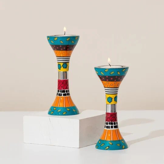 Colorful Handmade Candle Holder – Premium Short Series - Che Cose Belle