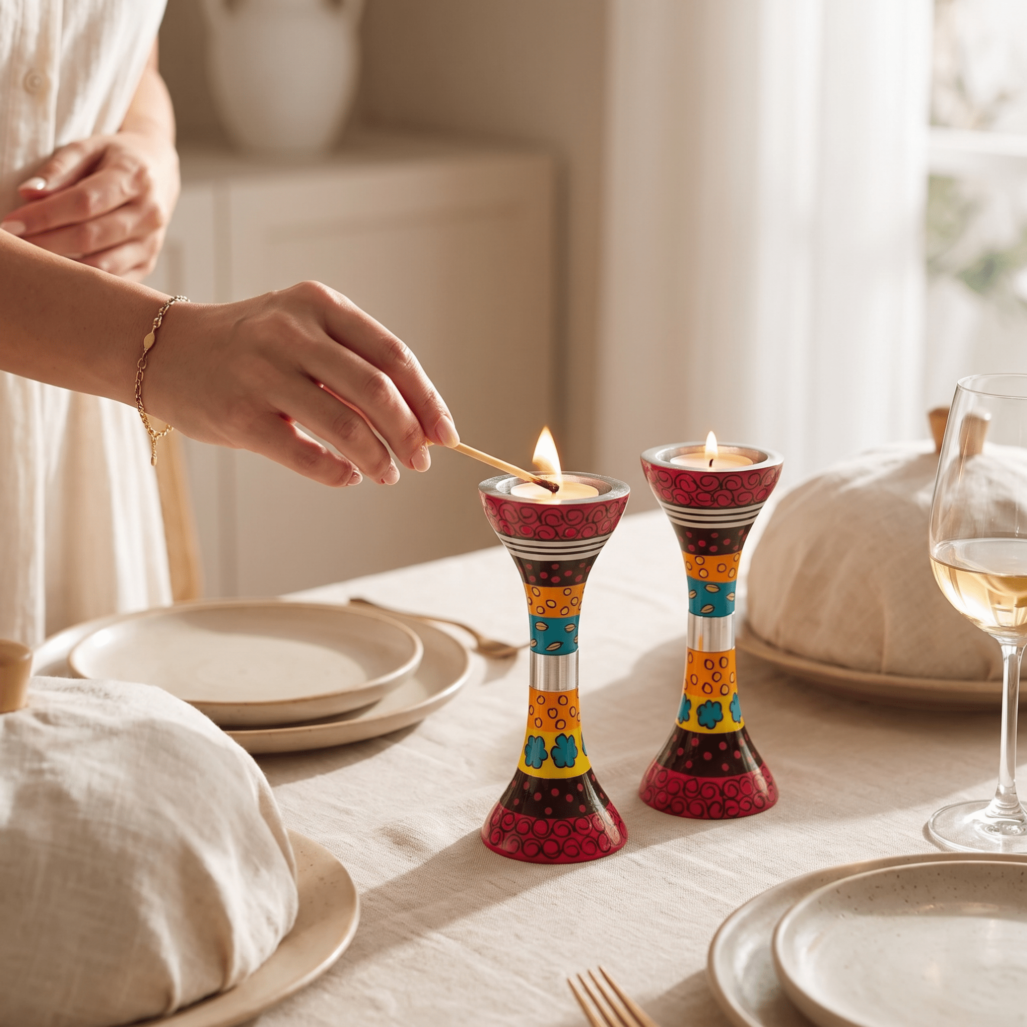 Colorful Handmade Candle Holder – Premium Short Series - Che Cose Belle