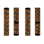 Colorful Sublimation Socks with Artistic Design - Unique Gift for Art Lovers