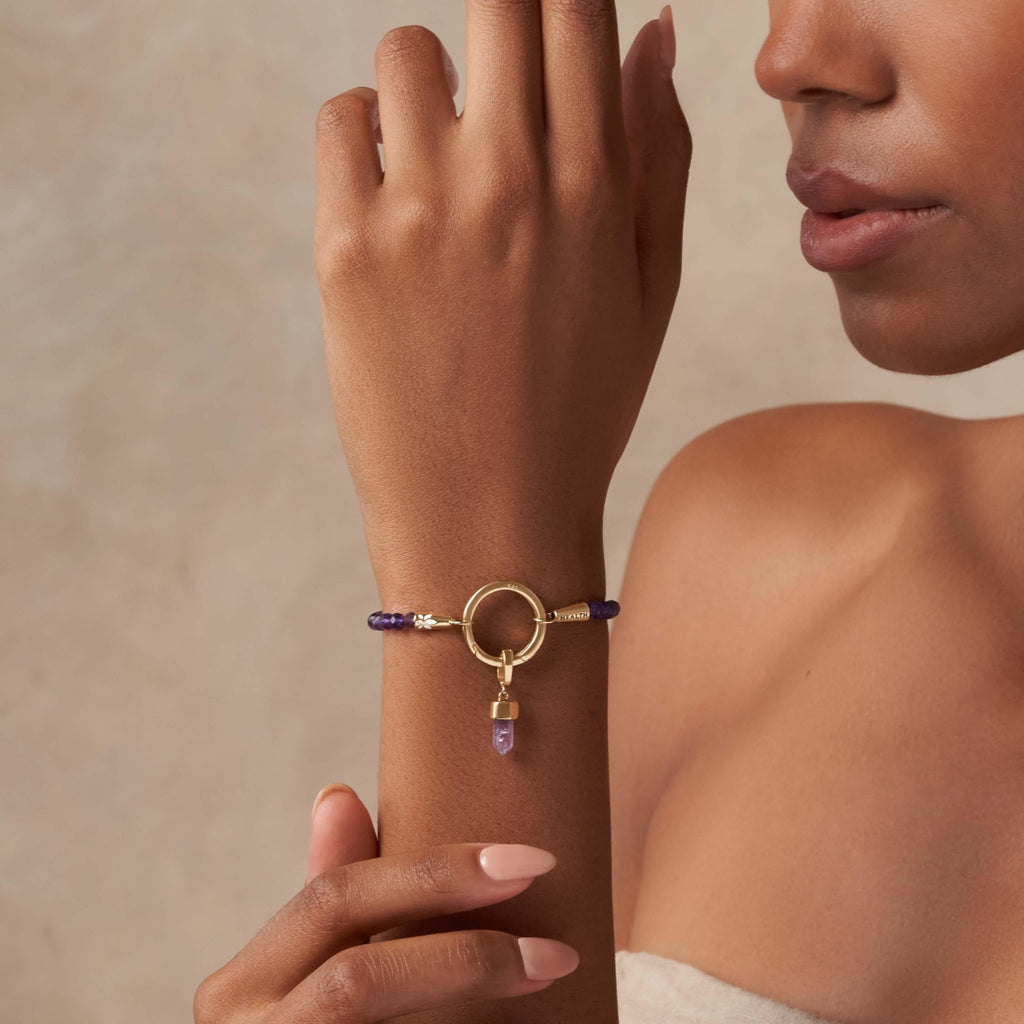Comfort and Calm - Amethyst Pointer Charm - Che Cose Belle